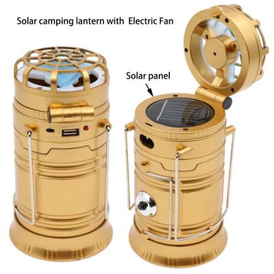 Linterna de camping solar multifunción extraíble para montañismo, pesca nocturna y camping