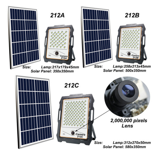 الأضواء الكاشفة الشمسية ذات الطاقة العالية والسطوع العالي مع الكاميرا لمجموعة واسعة من الاستخدامات