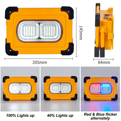 High Power & High brightness Solar Floodlights with Bluetooth Player for a wide range of uses