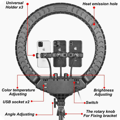 High Power & High quality LED Selfie Ring Lights for a wide range of uses
