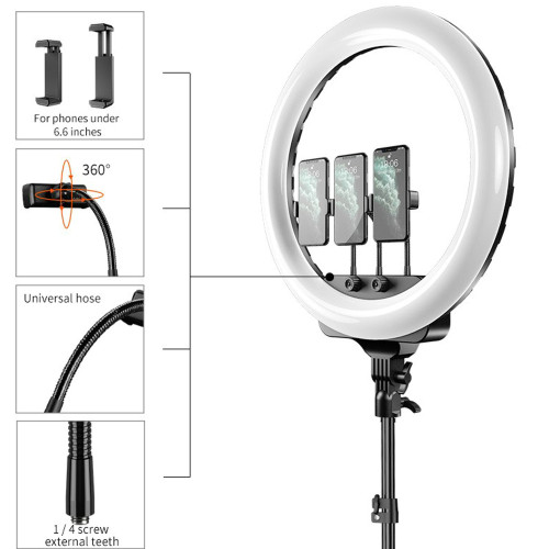 Luces LED de anillo para selfies de alta potencia y alta calidad para una amplia gama de usos