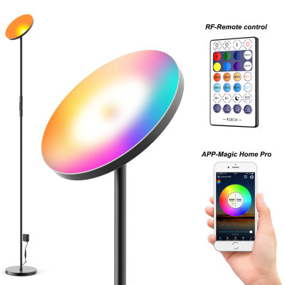 El diseño inteligente, el control inteligente WIFI y la lámpara de pie LED RGB a todo color hacen que tu vida sea más divertida