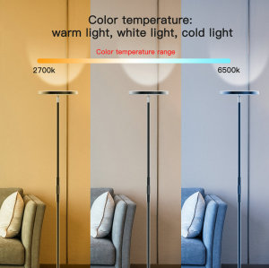 تصميم ذكي وتحكم ذكي WIFI ومصباح أرضي RGB LED بألوان كاملة يجعل حياتك أكثر مرحًا