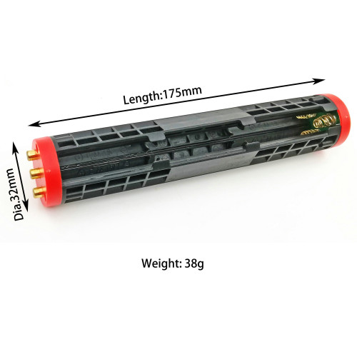 Soporte de batería seca 9AA de alta potencia y alta calidad, utilizado como accesorio para las linternas de alta potencia
