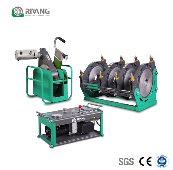 Machine de fusion bout à bout hydraulique V315 90MM-315MM (3" IPS -10" IPS) | Soudeur par fusion de tuyaux en poly