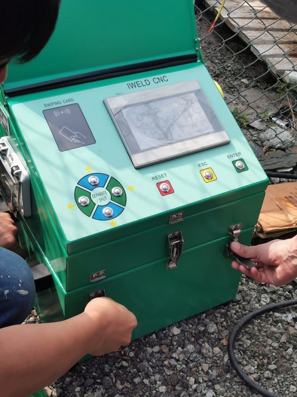 RIYANG Automatic Butt Fusion Welding Machine V630 CNC worked in HONGKONG