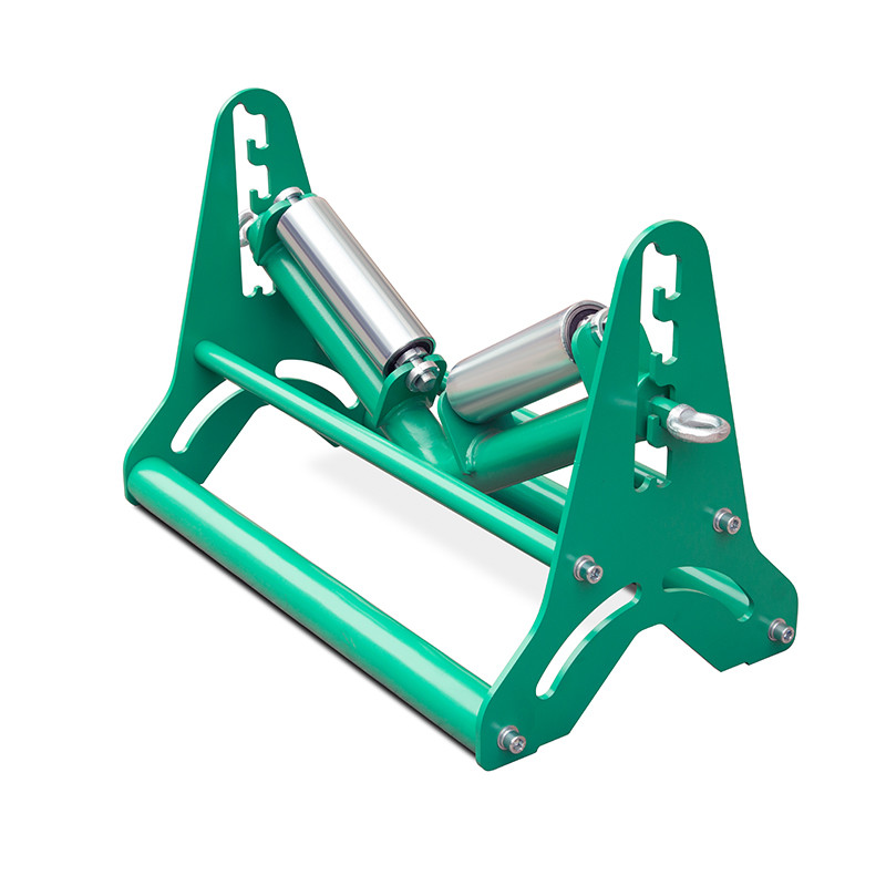 pipe roller support for HDPE welding alignment