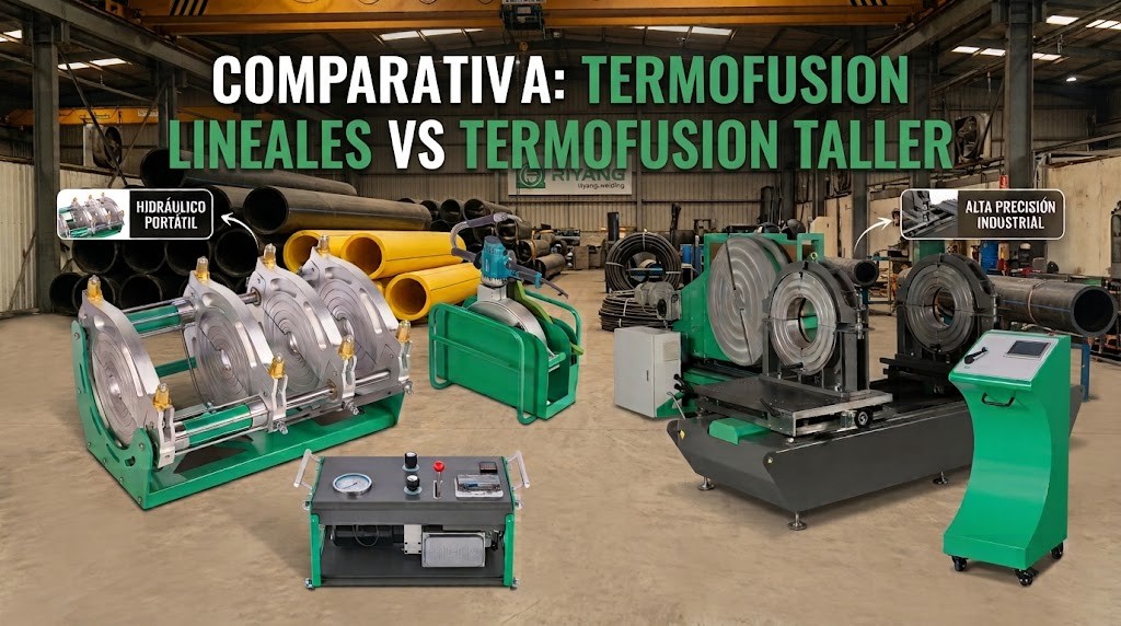 Máquinas de Termofusión HDPE para Taller y para Campo: ¿Cuál es la Diferencia?