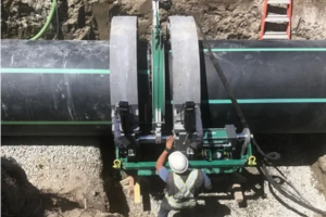 Melhores máquinas de fusão de topo de tubos de HDPE para projetos de distribuição de gás