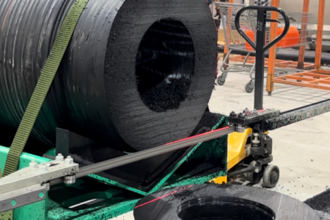 How an HDPE Pipe Band Saw Prepares Accurate Angles for Elbows, Tees, Crosses, and Wyes