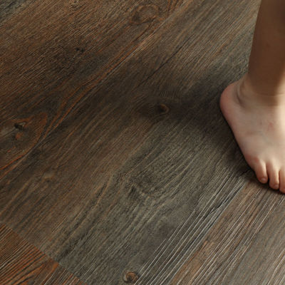 Floorscore Luxury Vinyl Planks Click Wood-Look Vinyl Flooring | Resilient Wooden LVT Floor Warm Comfort 6''x36'' 4.0/0.3 HIF 9056