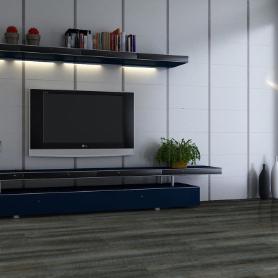 Wholesale Glue Down Vinyl Plank Flooring Black Vinyl Flooring Wood Look LVT PVC Floor | Effortless Maintenance Ortho Phthalate Free Recyclable HIF 20481