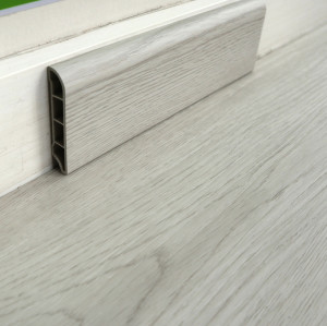 Ultrasurface Vinyl Flooring Accessories SPC Skirting 60 Baseboard Moulding  94.5in.x2.3in.x0.47in.
