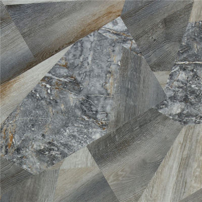 Luxury Vinyl Plank Stone Look 12x24 Vinyl Tile LVT Click Vinyl Flooring | 12''x36'' 5.0mm/0.3mm Easy Installation HTS 8001