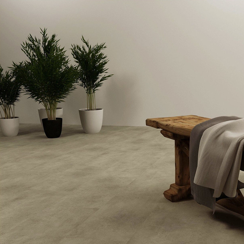 SPC vinyl tile flooring multi-layer structure