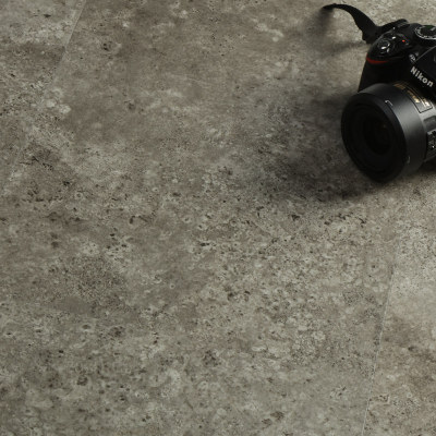 3mm Vinyl Floor Tiles LVT Glue Flooring Dryback | 12''x24'' 3.0mm/0.2mm Ideal for Kitchen Low VOC HTS 8003