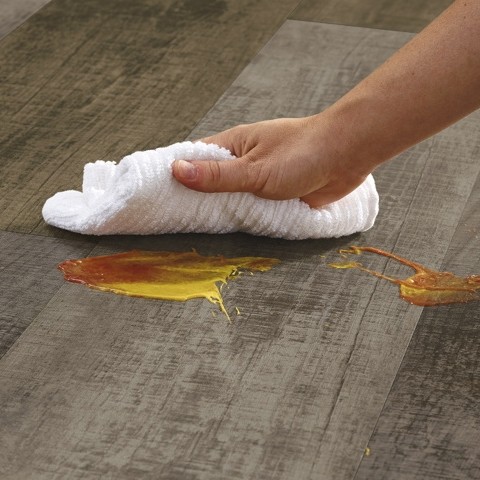 What is the best way to clean vinyl plank flooring?