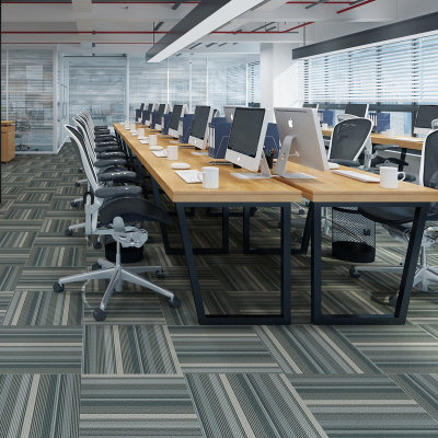 SPC Tile Flooring Rigid Composite Core Click Vinyl | Commercial Residential Ofiice 18''x24'' 4.0mm/0.3mm Easy Clean Anti Slip HTS 8035