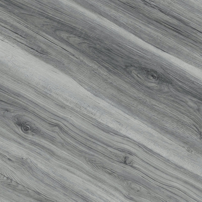 EIR SPC flooring embossed in register grey wood texture