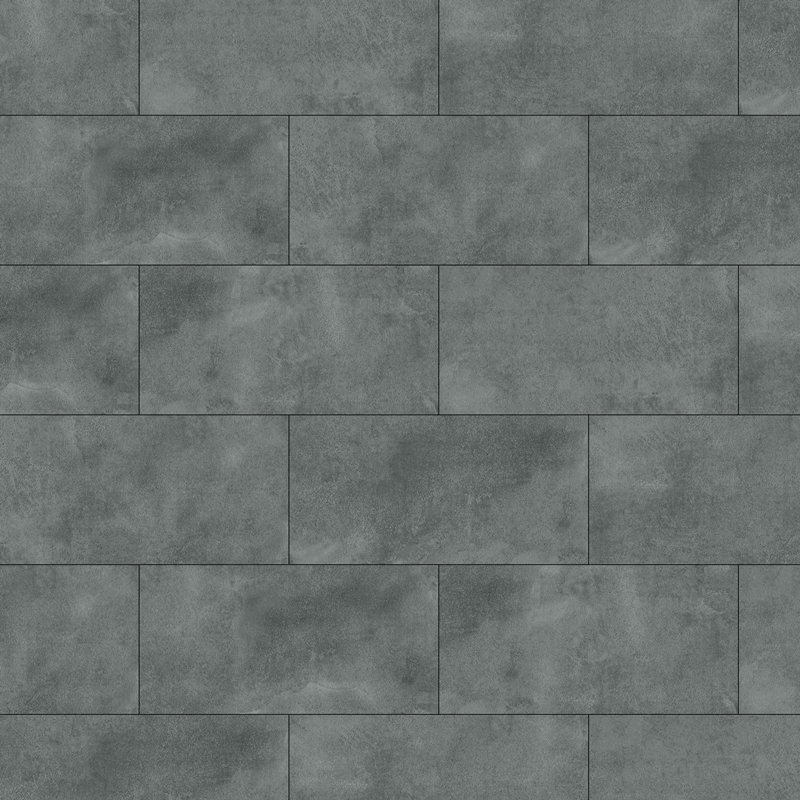 Stone look SPC vinyl tile application