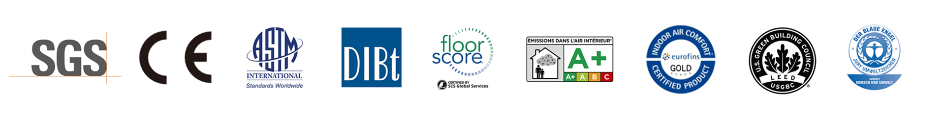 vinyl flooring company certifications