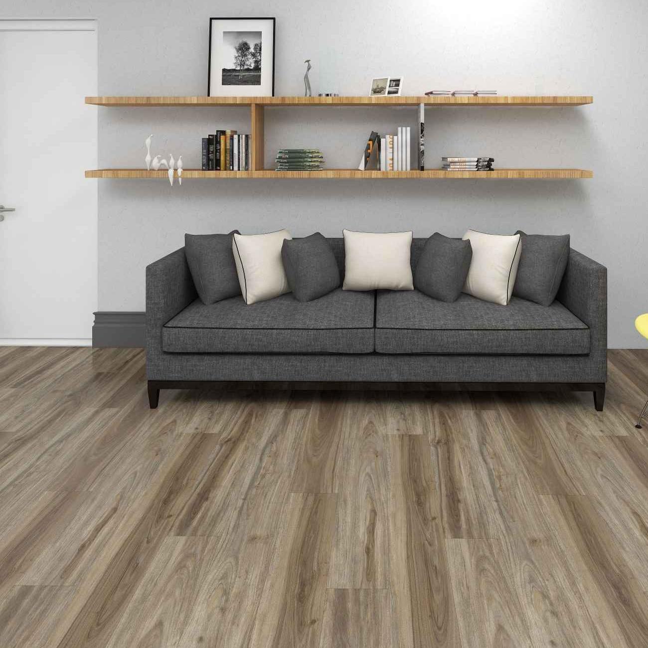 industrial vinyl flooring wood look
