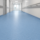 2.0mm Blue Homogeneous PVC Sheet Flooring with T-Class Wear Resistance for Hospitals