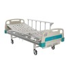 Ce Marked Two Cracks Manual Hospital Bed with Gurad Rails