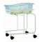Steel Painted Double Columns Baby Crib, Hospital Infant Bed