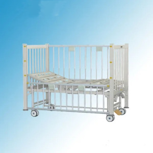 Latest Two Cranks Manual Hospital Child Bed