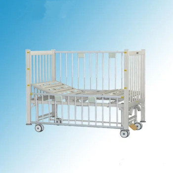 Latest Two Cranks Manual Hospital Child Bed