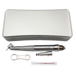 Dental 45 Degree Contra Angle High Speed Handpiece With LED Fiber Optical Light