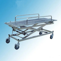 Stainless Steel Hospital Medical Height Adjustable Cart Patient Stretcher Trolley (G-6)