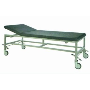 Physical Movable Steel Painted Medical Examination Bed