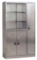 Stainless Steel Hospital Cabinet with Glass Window