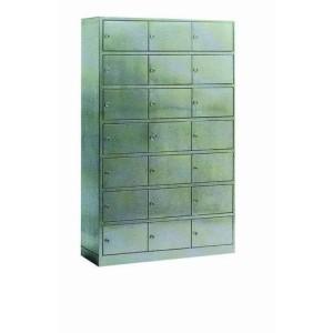 Stainless Steel Hospital Medical Cabinet for Shoes Storage (U-18)