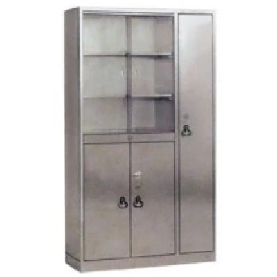 Stainless Steel Hospital Medical Injection Cupboard (U-14)
