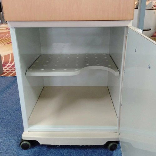Hospital Medical ABS Bedside Cabinet with Casters