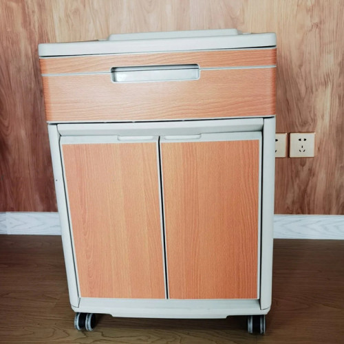 Medical Bedside Table with Two Doors