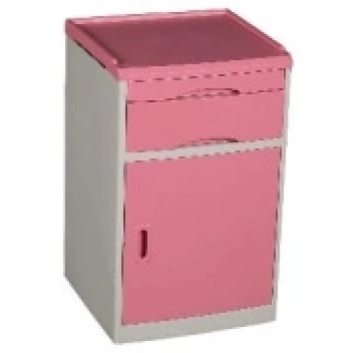 ABS Pink Colour Bedside Locker