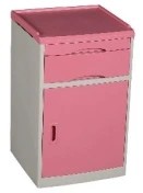 ABS Pink Colour Bedside Locker