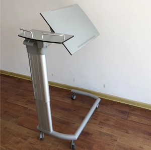 Hospital Dining Board Over Bed Table Height Adjustable Tilting Function