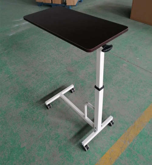 High Quality Stainless Steel Moveable Hospital Over Bed Table (L-3)