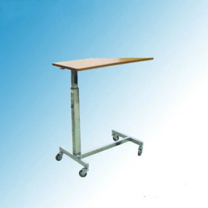 Hospital Furniture, Height Adjustable Hospital Overbed Table (L-4)