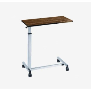 Durable Hospital Wooden Over Bed Table