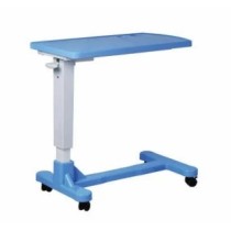 Good Quality PE Plastic Table Top Height Adjustable Over Bed Table