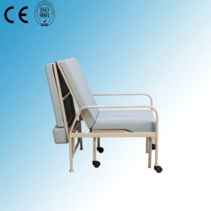 Folded Hospital Medical Nursing Chair of Steel Painted Frame (W-6)