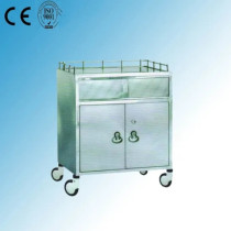 Stainless Steel Hospital Medical Anaesthetic Trolley/ Cart (Q-31)