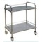 Stainless Steel 2-Layers Hospital Dressing Cart