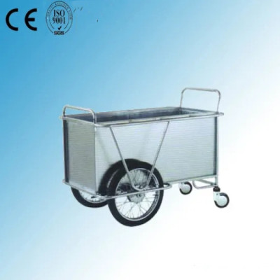 Stainless Steel Hospital Medical Trolley (Q-36)